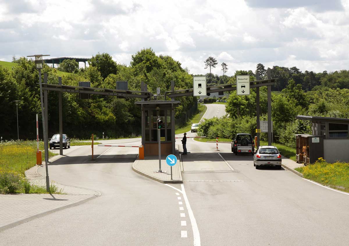 Einfahrt zum KWiN-Wertstoffhof