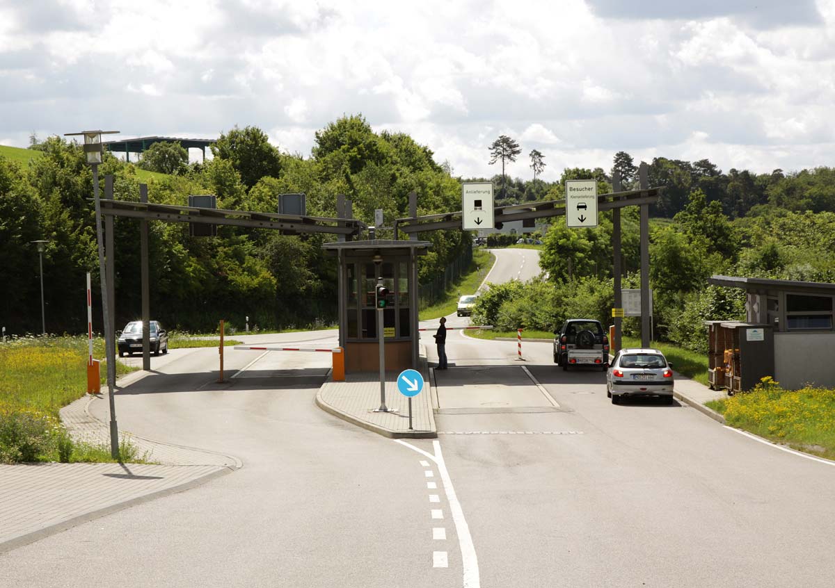 Einfahrt Entsorgungszentrum